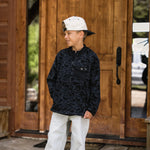 Youth Micro Fleece Black Camo, Burlebo - lifestyle photo