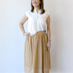 Butterscotch Eyelet Skirt - Chatsworth Boutique