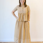 Butterscotch Eyelet Skirt - Chatsworth Boutique