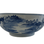 B&W 14" Bowl Landscape - Chatsworth Boutique