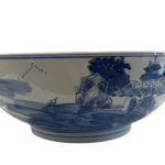 B&W 14" Bowl Landscape - Chatsworth Boutique
