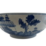 B&W 14" Bowl Landscape - Chatsworth Boutique
