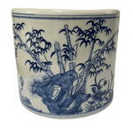 B&W Brush Holder - Chatsworth Boutique