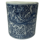 B&W Brush Holder - Chatsworth Boutique