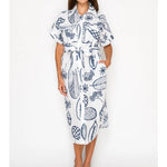 B&W Shirt Dress - Chatsworth Boutique