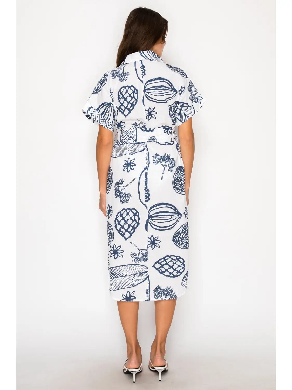 B&amp;W Shirt Dress - Chatsworth Boutique