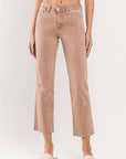 CROP RAW HEM STRAIGHT