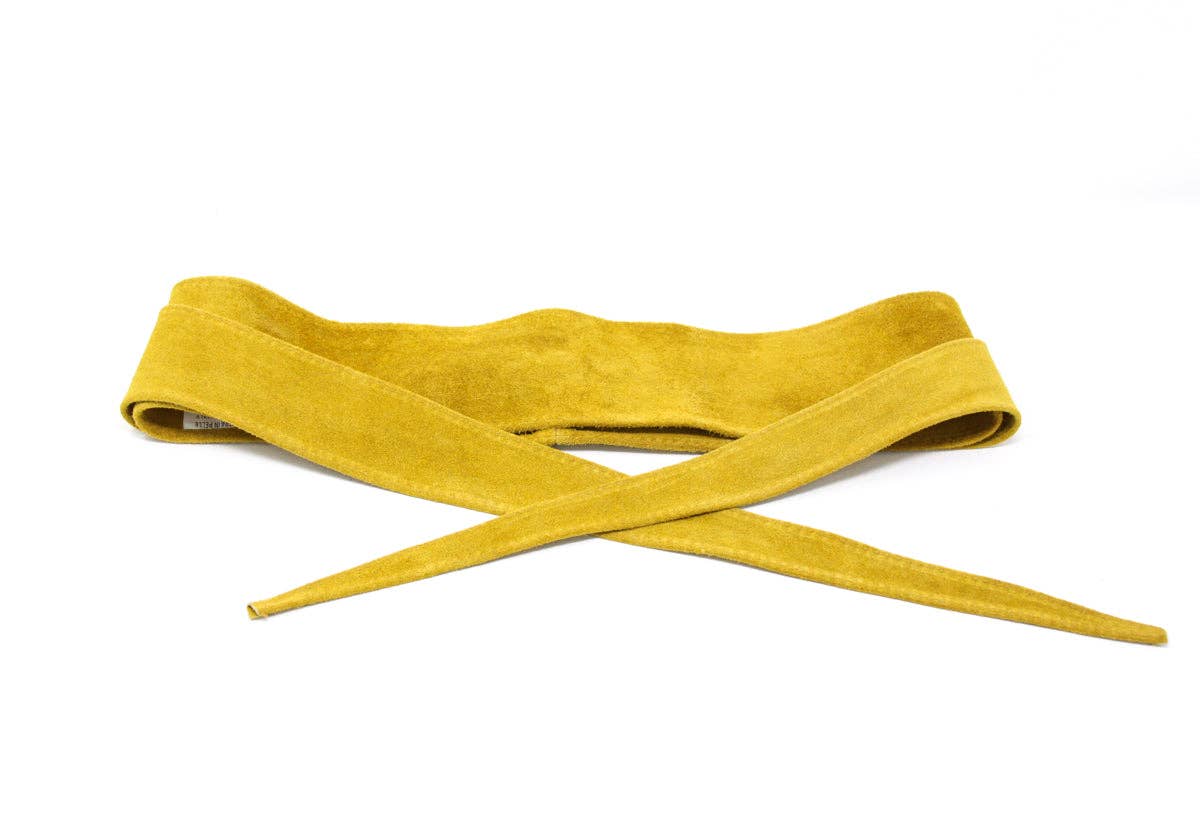 Suede Wrap Belt
