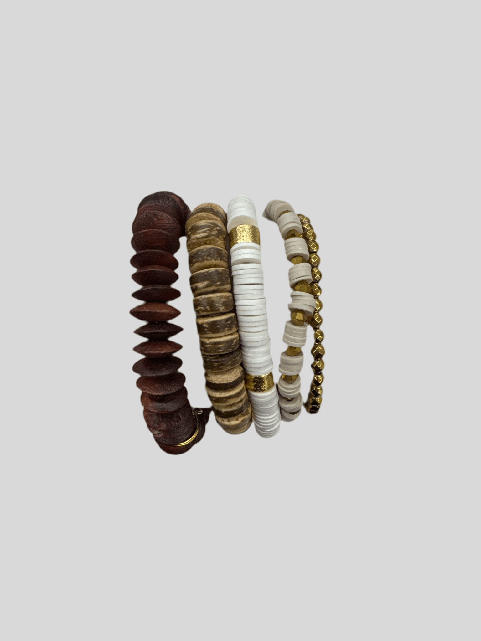 Calista Stack Bracelet Brown - Chatsworth Boutique
