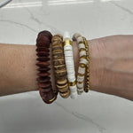 Calista Stack Bracelet Brown - Chatsworth Boutique