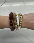 Calista Stack Bracelet Brown - Chatsworth Boutique