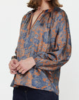 Tiger Floral Blouse