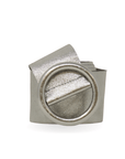 Circle Buckle Leather Belt - Chatsworth Boutique