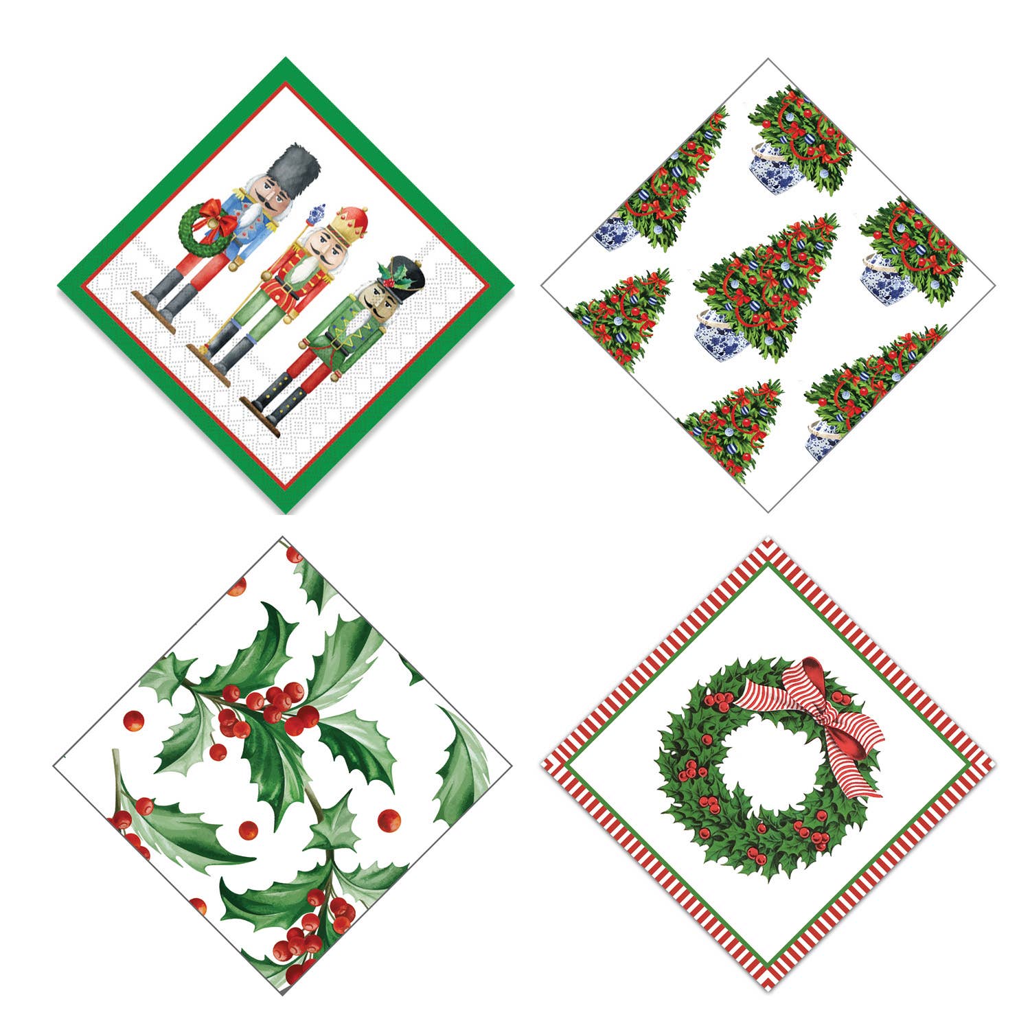 Classic Christmas Napkins - Chatsworth Boutique