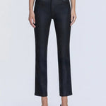 Coated Black High Rise Slim Straight - Chatsworth Boutique