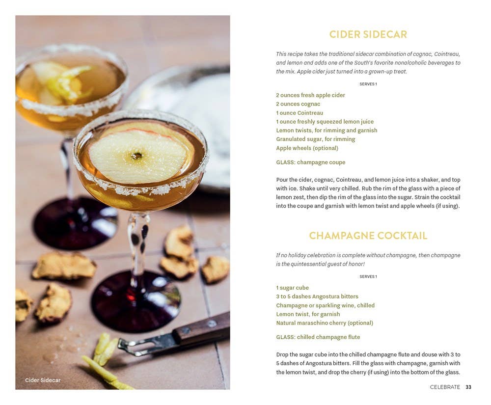 Cocktails, Southern Style: Pours, Drinks, Sips, and Bites - Chatsworth Boutique