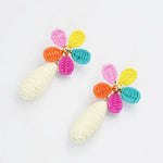 Colorful Floral Raffia - Chatsworth Boutique