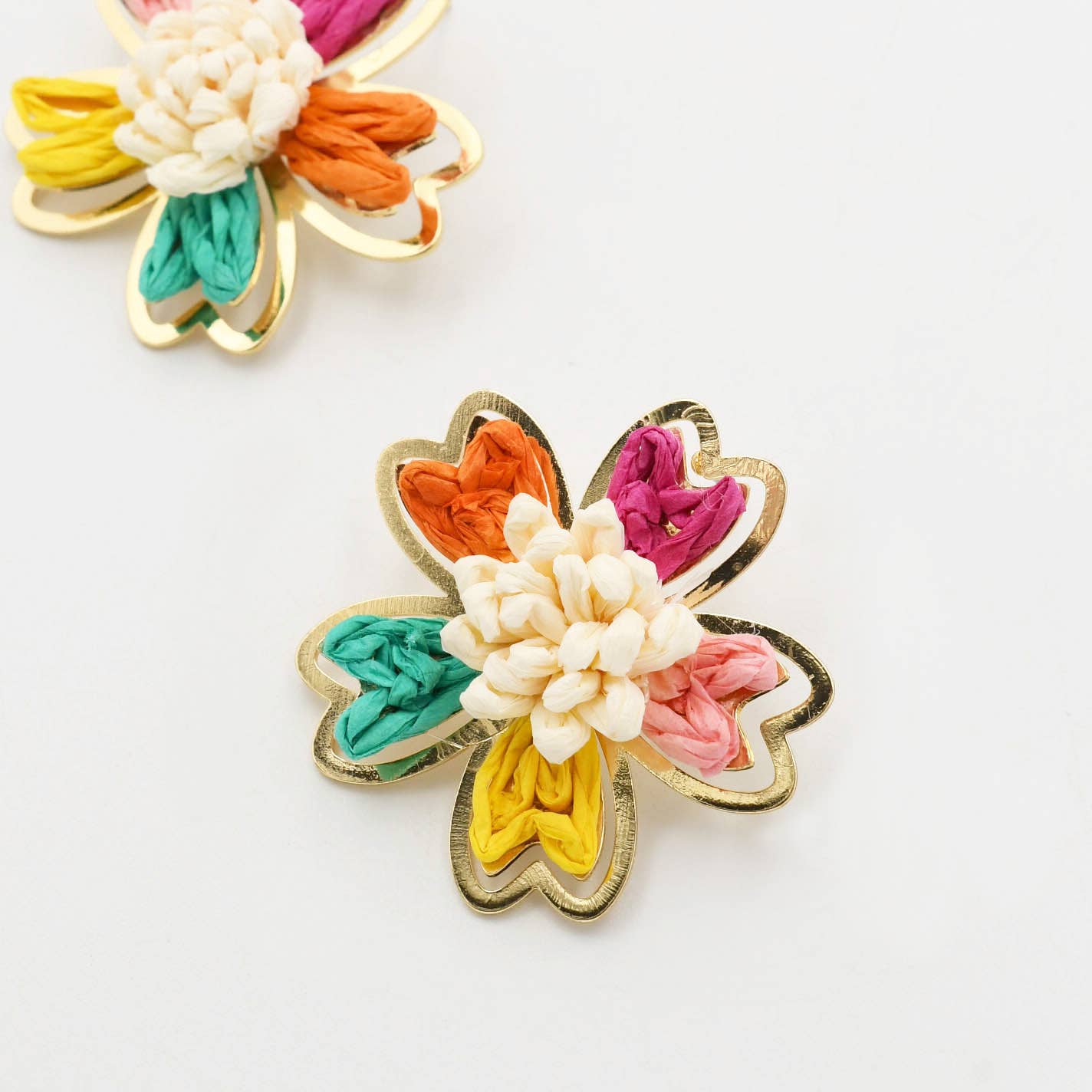 Colorful Floral Stud  - Chatsworth Boutique
