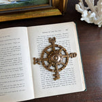 Compass Antiqued Brass Paperweight - Chatsworth Boutique