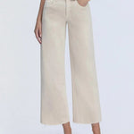 Cream Wide Leg Crop - Chatsworth Boutique