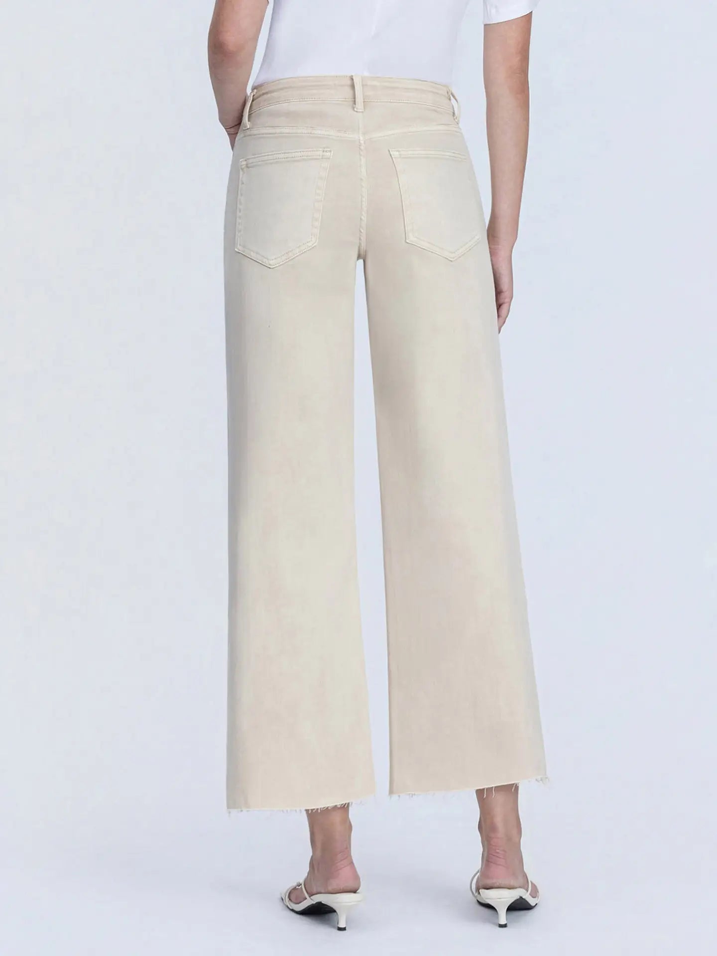 Cream Wide Leg Crop - Chatsworth Boutique