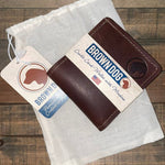 Credit Card Wallet - Amber Leather - Chatsworth Boutique
