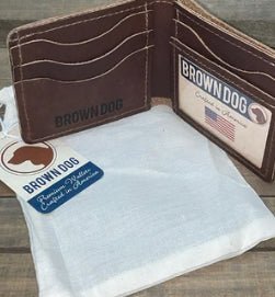 Credit Card Wallet - Amber Leather - Chatsworth Boutique
