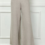 Cropped Wide Sweater Pants - Chatsworth Boutique