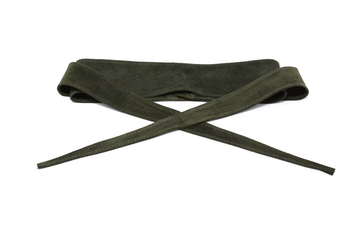 Suede Wrap Belt
