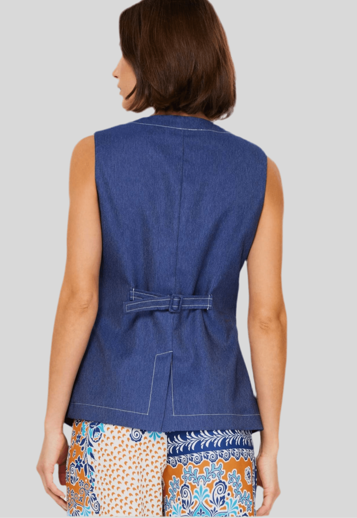 Denim Vest Top - Chatsworth Boutique