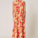 Didion Floral Split Neck Tiered Maxi Dress - Chatsworth Boutique