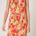 Didion Floral Split Neck Tiered Maxi Dress - Chatsworth Boutique