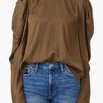 Drape L/S Blouse - Chatsworth Boutique