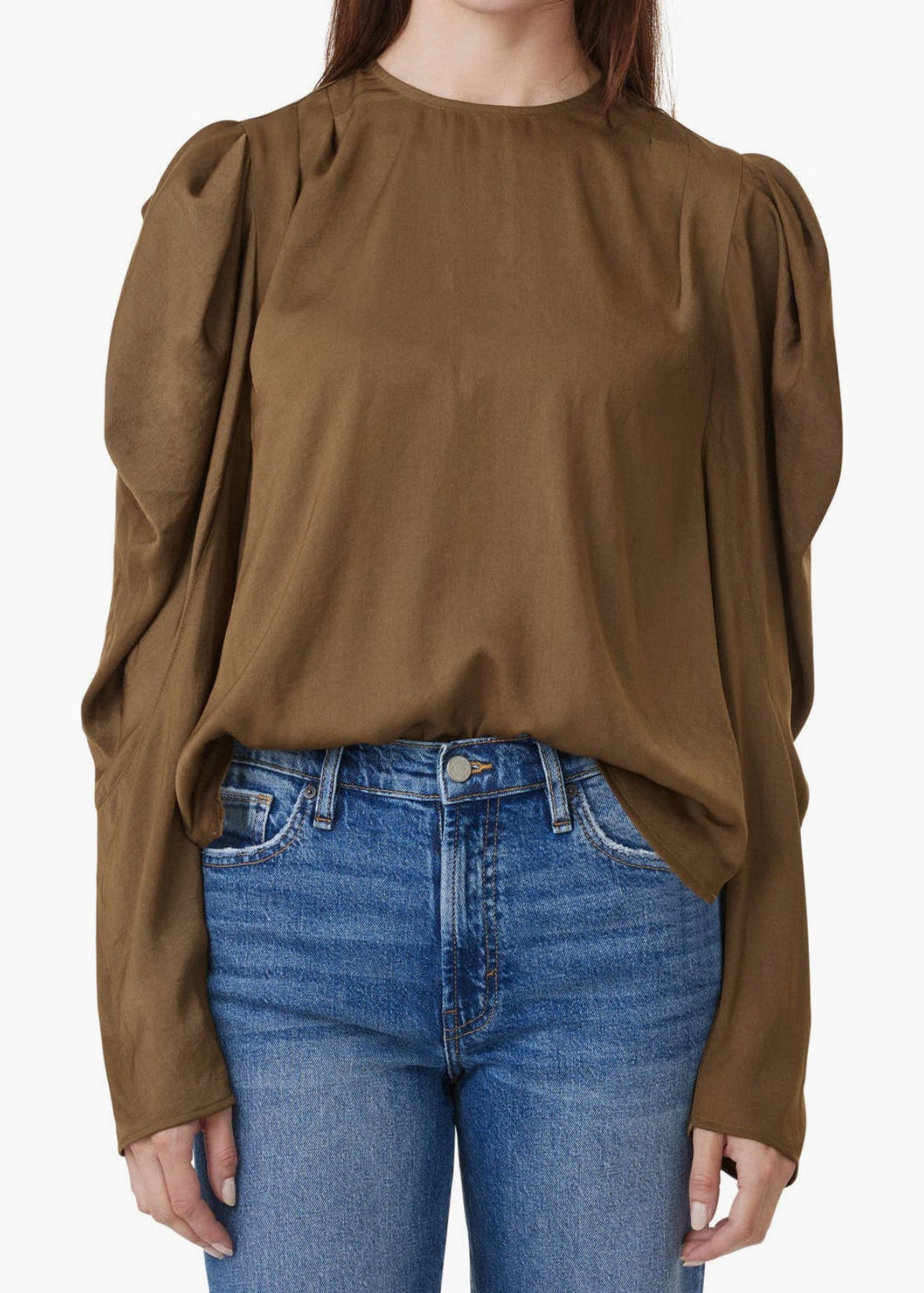 Drape L/S Blouse - Chatsworth Boutique