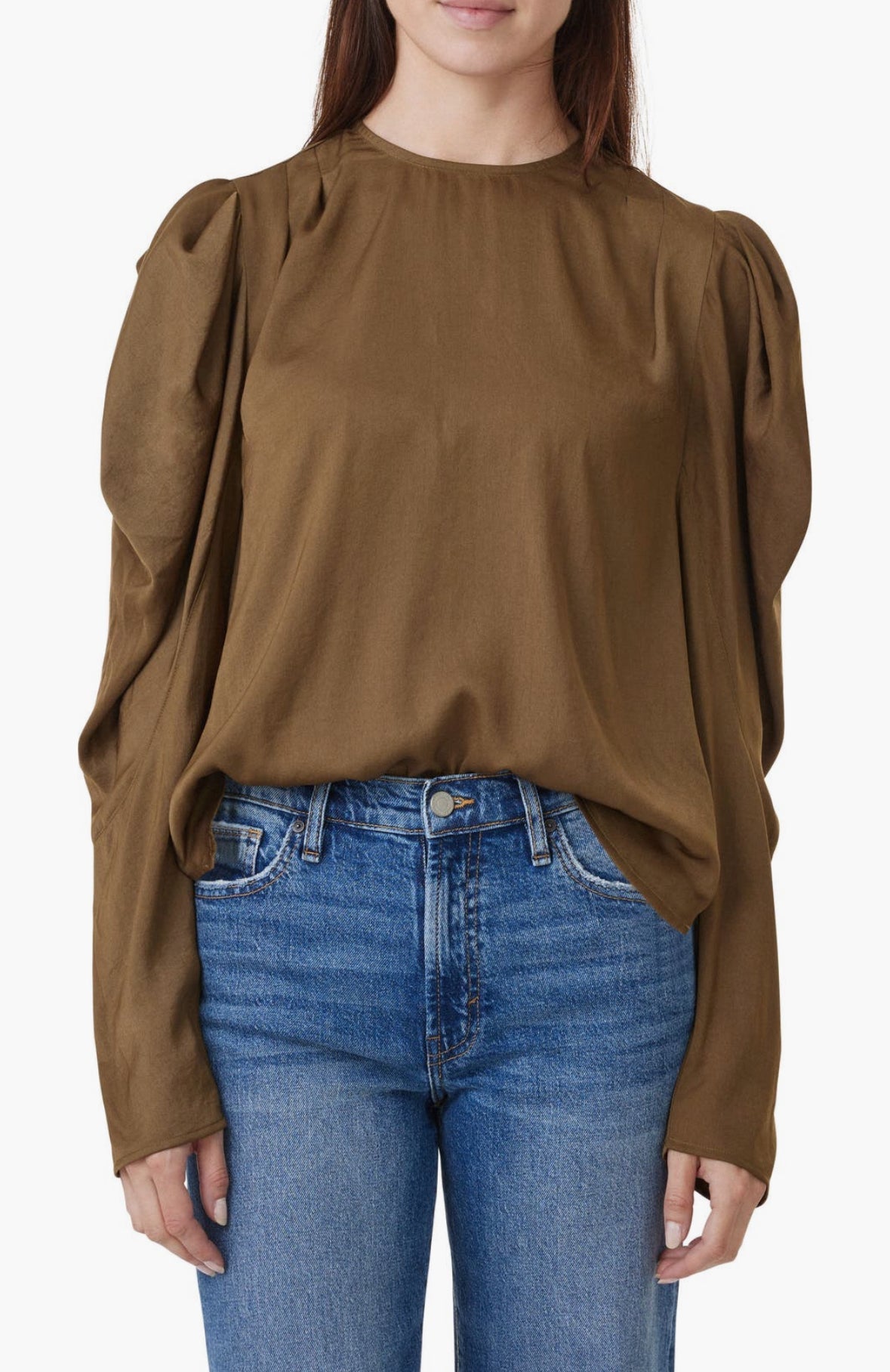Drape L/S Blouse - Chatsworth Boutique