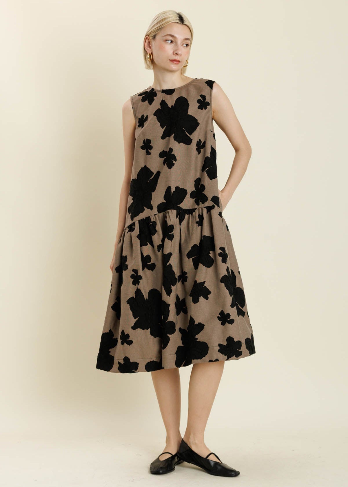Drop Waist Midi Dress - Chatsworth Boutique