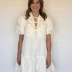 Drop Waist Twill Dress - Chatsworth Boutique