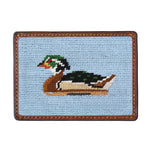 duck decoy Embroidered Card Wallet - Chatsworth Boutique