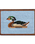duck decoy Embroidered Card Wallet - Chatsworth Boutique