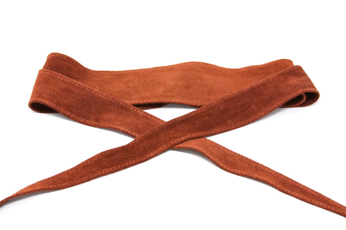 Suede Wrap Belt