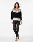 Black Fair Isle Sweater