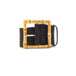 Elastic Belt w/ Bamboo Buckle - Chatsworth Boutique