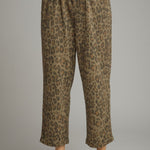 Olive Animal Print Pants by Entro - Chatsworth Boutique, Fairhope Alabama