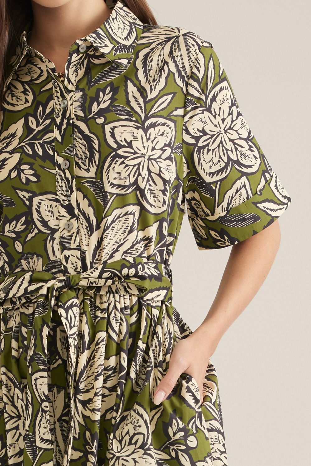 Olive Midi Dress by Entro, view 5