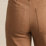 Mocha Front Seam Crop, Styled - Entro