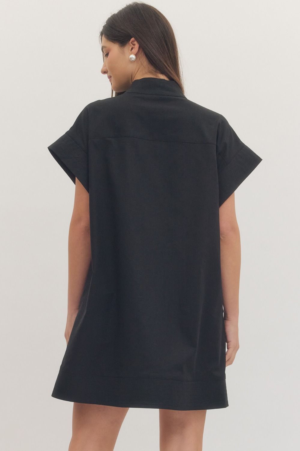 Tucker Gameday Mini Dress, Black