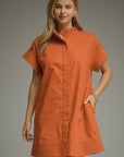 Tucker Dress Orange