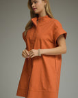 Tucker Dress Orange