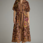 Terra Cotta Paisley Midi - Entro