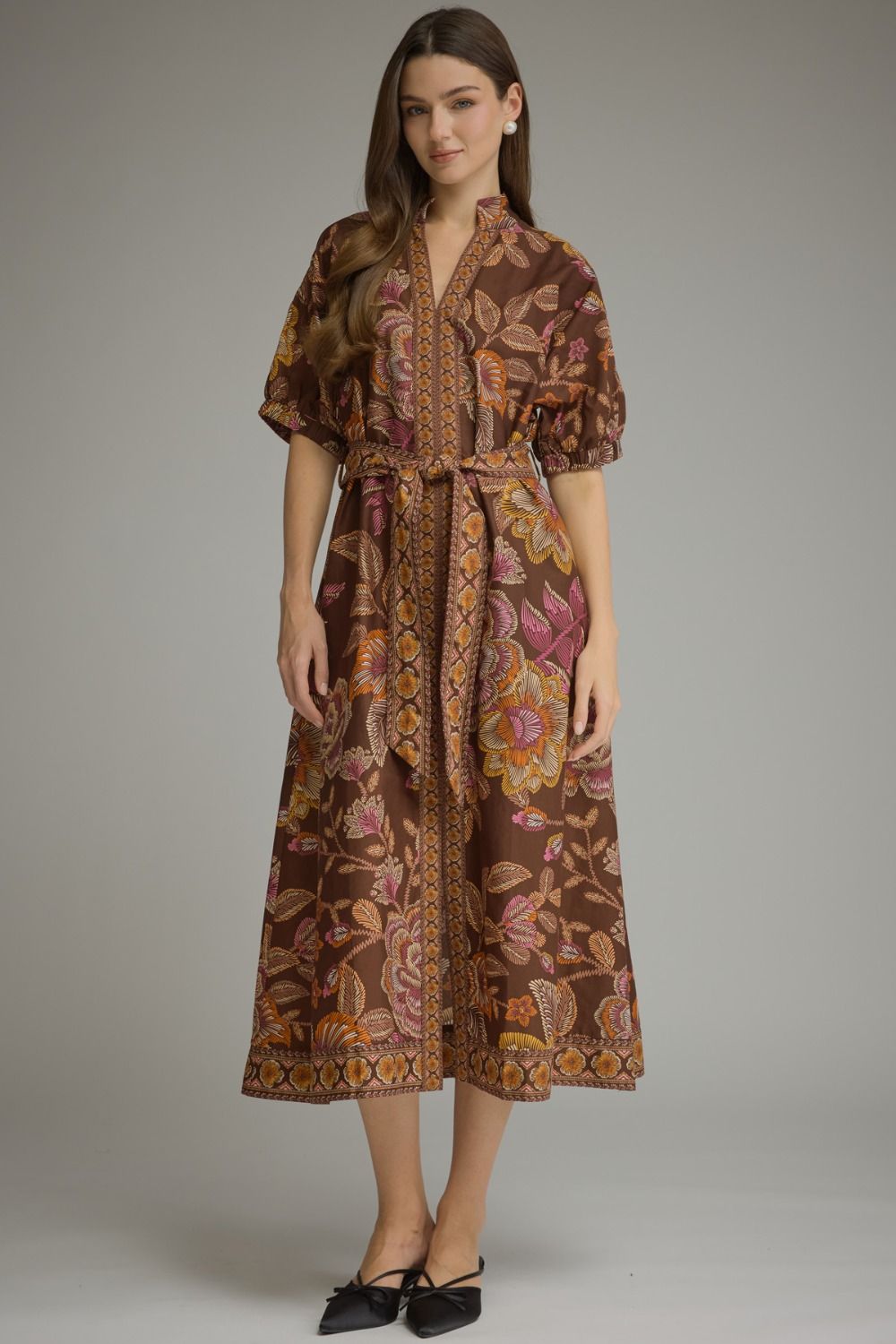 Terra Cotta Paisley Midi - Entro